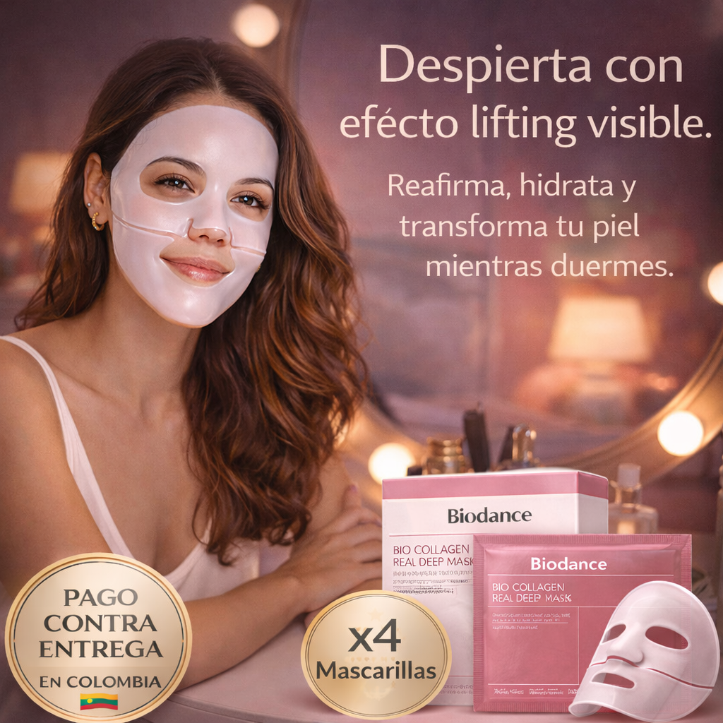 Despierta diferente. Mascarilla Coreana de Colágeno (Pack x4)